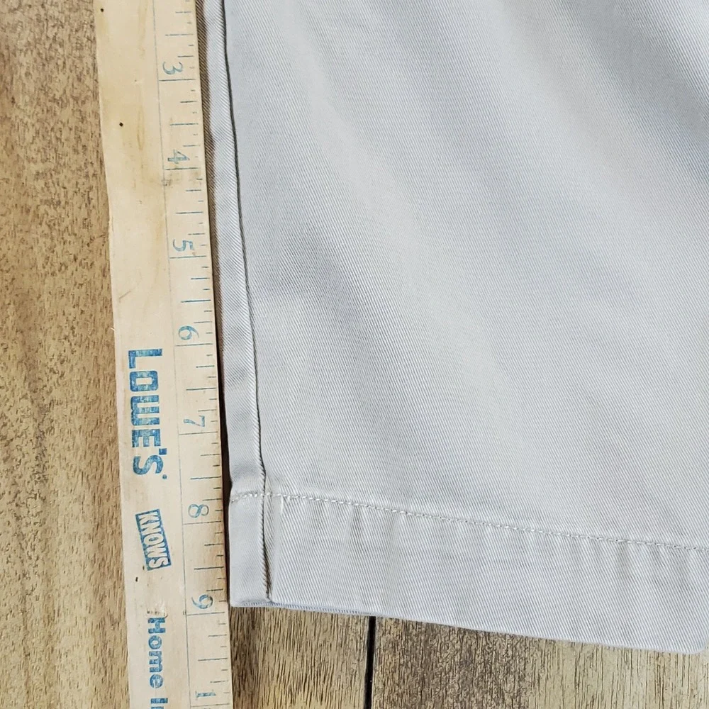 Vintage Polo Ralph Lauren Tyler Short Mens 34 Tan Pleated Cotton Chino Shorts